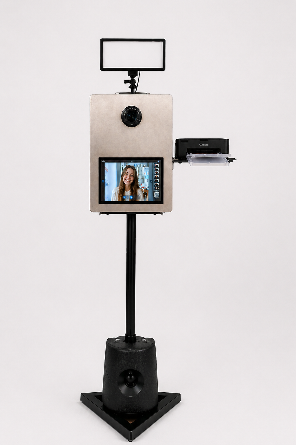 Fotobox Aachen – Photobooth mit Touchscreen, Canon-Drucker und LED-Licht